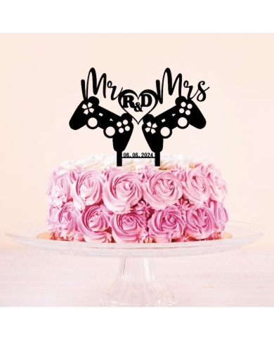 Cake Topper 'Gamer' personalisiert