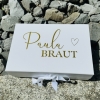 Geschenk-Box personalisiert - Weiss