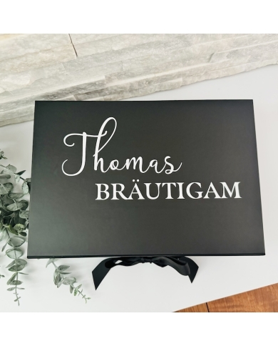 Boîte cadeau personnalisée - Noir