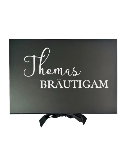 Boîte cadeau personnalisée - Noir