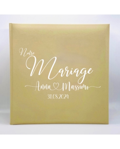 Livre d’or personnalisé 'Notre Mariage'
