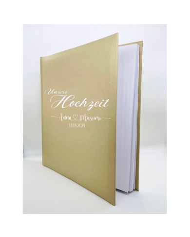 Gästebuch personalisiert 'Unsere Hochzeit'