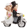 Mini Figurine des mariés Scooter - The-Weddingshop