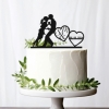 Cake Topper 'Zwei Herzen' personalisiert
