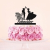 Cake Topper 'Mr & Mrs' personnalisé - The-Weddingshop