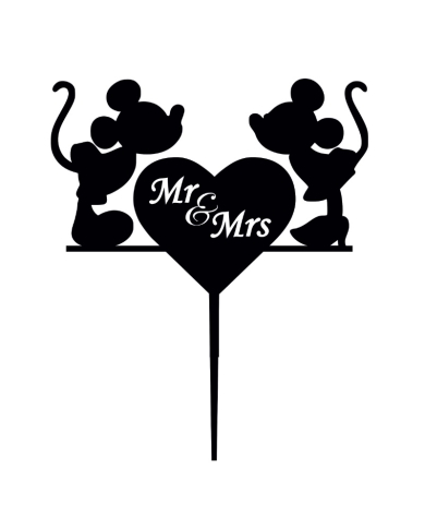 Cake Topper 'Minnie & Mickey Mouse'