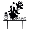 Cake Topper ♥  Mariés sur une bicyclette ♥ the-weddingshop.ch