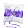 Coussin d'alliance 'Coeurs' - Violet - The-Weddingshop