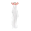 Voile avec Couronne de Fleurs