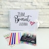 Gästebuch 'Team Braut' personalisiert
