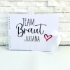 Gästebuch 'Team Braut' personalisiert