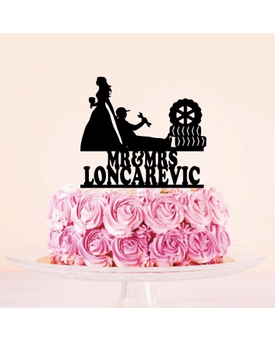 Cake Topper 'Mechaniker' personalisiert