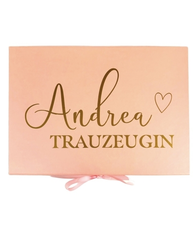 Geschenk-Box personalisiert - Rosa