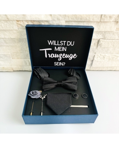 Set Cravate - faire la demande au témoin - The-Weddingshop