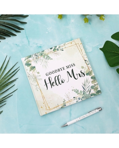 Gästebuch 'Goodbye Miss Hello Mrs'