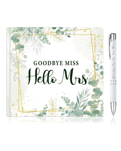 Gästebuch 'Goodbye Miss Hello Mrs'