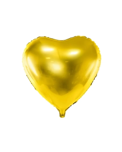 Folienballon 'Herz' - Gold (61 cm)