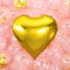 Folienballon 'Herz' - Gold (61 cm)