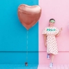 Folienballon 'Herz' - Rosegold (72 cm)