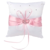 Coussin d'alliance 'Coeurs' - Rose