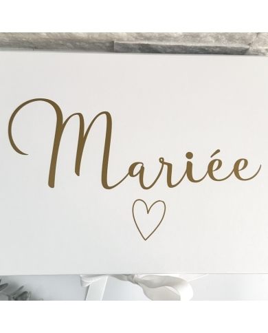 Boîte cadeau 'Mariée'