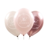 Ballons 'Just Married' - rose (10 pièces)