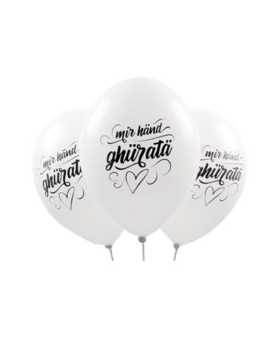 Mir händ ghörate' Ballons