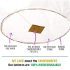 10 x Lanternes volantes blanches (100% biodégradable)