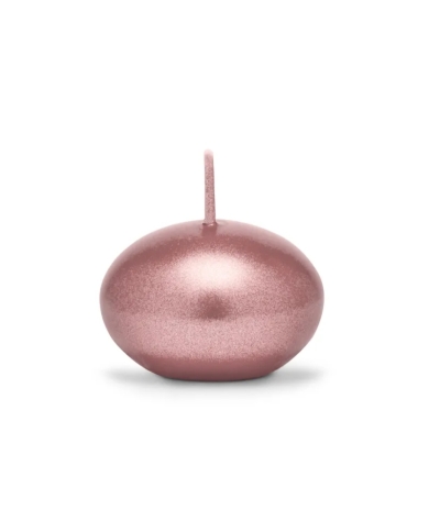 Bougies flottantes or rose (10 pièces)