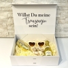 Geschenkbox - Trauzeugin fragen personalisiert