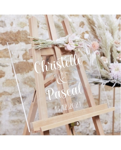 Acryl Schild personalisiert - The-Weddingshop