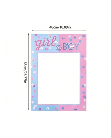 Cadre photo Photo Booth 'Girl or Boy