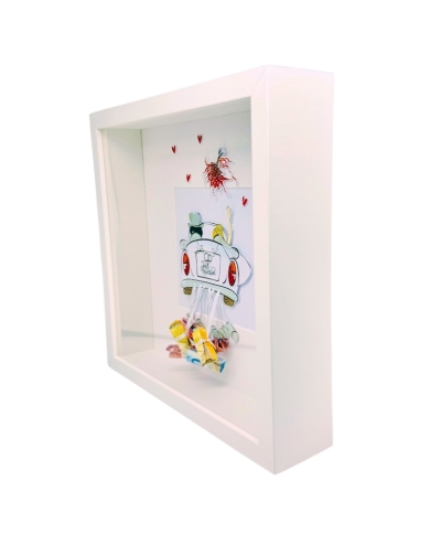 3D Cadre photo 'Just Married'