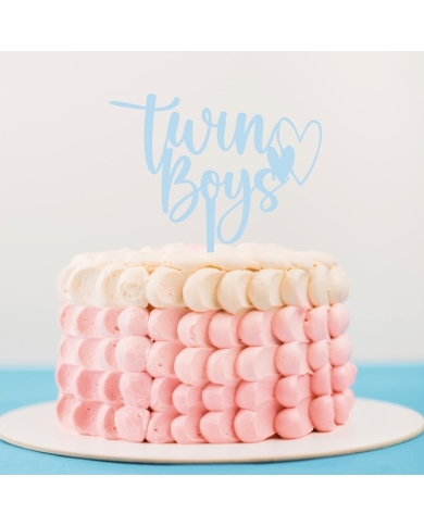 Cake Topper 'Twin Boys'