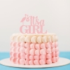 Cake Topper 'It's a Girl'