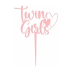 Cake Topper 'Twin Girls'
