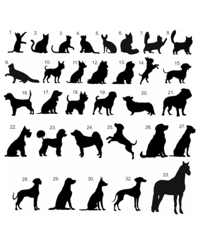 Cake Topper 'Brautpaar mit Tier' personalisierbar