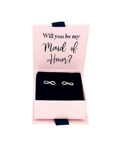 Ohrringe - Trauzeugin fragen - Englisch