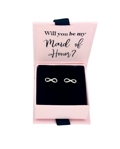 Ohrringe - Trauzeugin fragen - Englisch