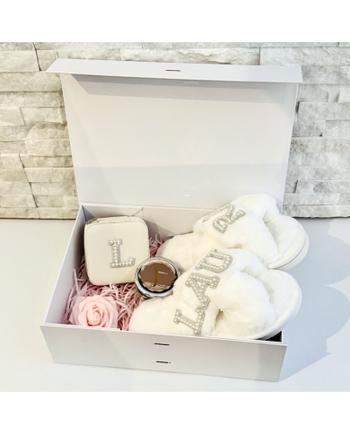 Boîte cadeau personnalisé pour la mariée