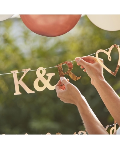 Girlande 'Engaged' personalisierbar