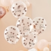 5 Ballons Confettis 'It's Twins'