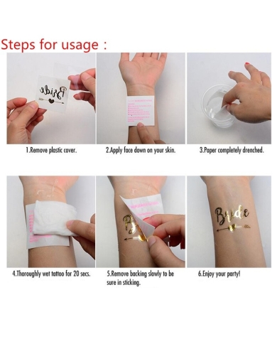 10 Tatouage 'Team Braut'