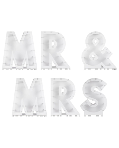 Support de Ballon Mosaïque 'Mr & Mrs'