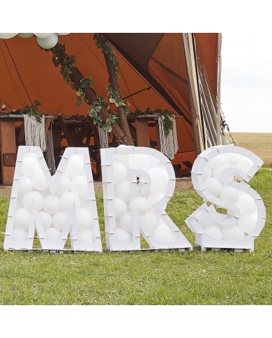 Support de Ballon Mosaïque 'Mr & Mrs'