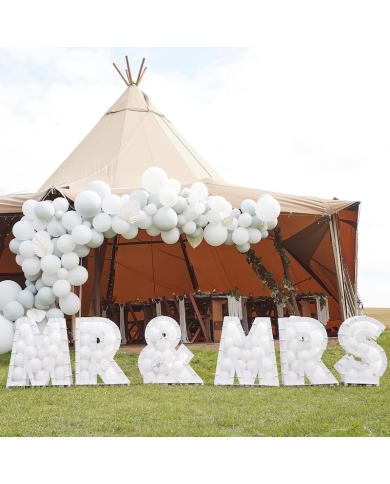 Support de Ballon Mosaïque 'Mr & Mrs'