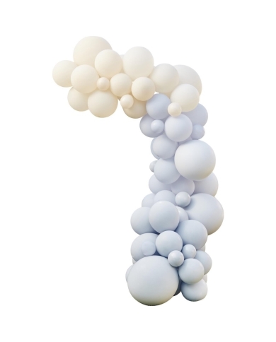 Arche Ballons Set - Bleu clair/crème (75 pcs.)