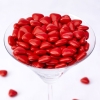 Dragées petits cœurs - rouge - 1 Kilo