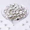 Dragées petits cœurs - argent - 1 Kilo