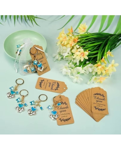 Bastelset 'Babyfüsse - Junge' (12 Gäste)